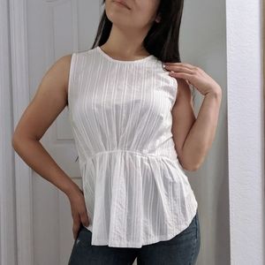 J.Crew White Tank Top Blouse
